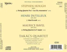HOUGH, DUTILLEUX & RAVEL STRING QUARTETS thumbnail