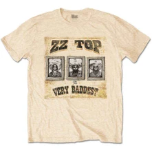 ZZ Top, Tričko Very Baddest, Unisex, Žltá