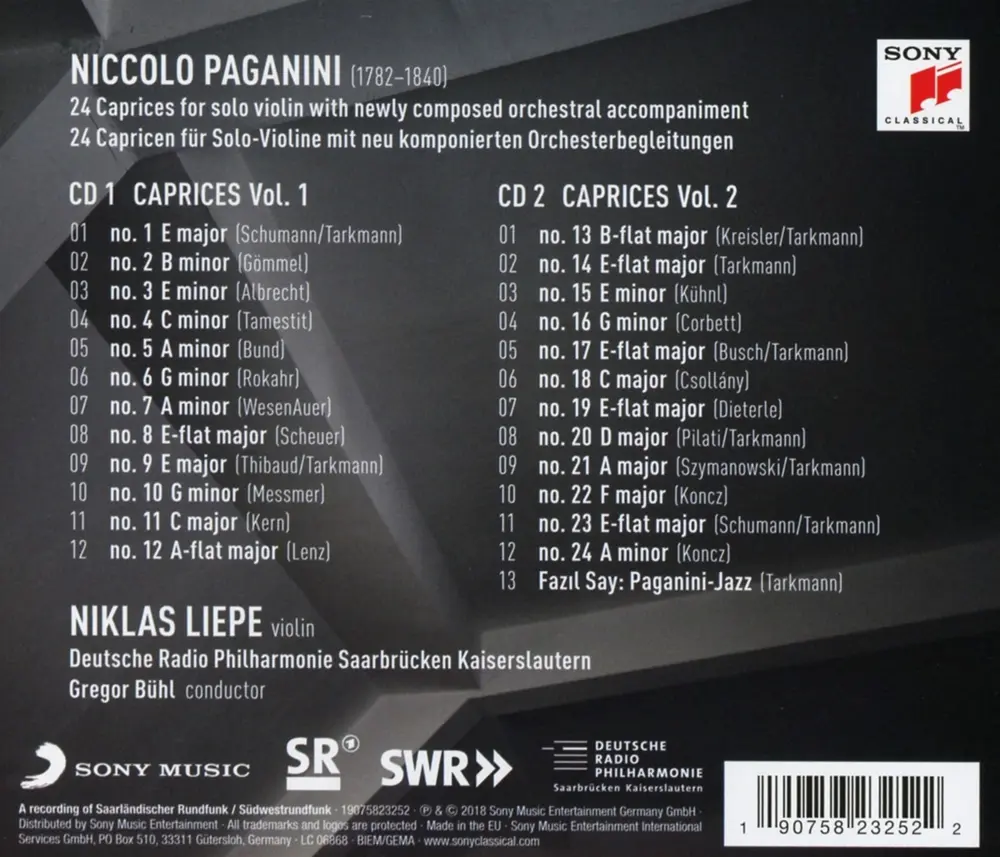 The New Paganini Project