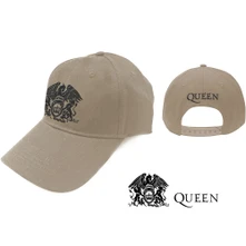 Queen, Šiltovka Black Classic Crest, Unisex, Natural
