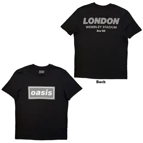 Unisex T-Shirt: London City Pop Up (Black) (Back Print & Ex-Tour)