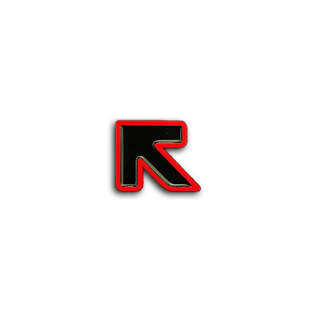 Ruka Hore – RH Pin black/orange (Odznak)