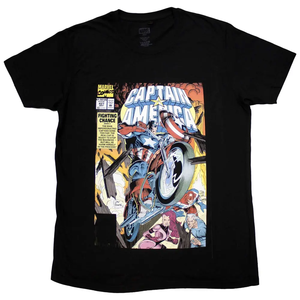 Captain America Wheel Comic Cover