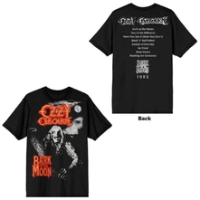 Tričko Unisex T-Shirt: Bark At The Moon Tribute (Black) (Back Print)