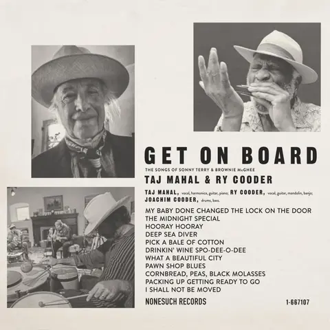 Taj Mahal and Ry Cooder – Vinyl GET ON BOARD