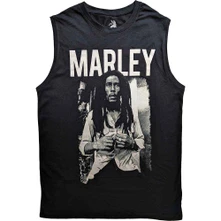 Bob Marley, Tielko Marley B&W, Unisex, Čierna
