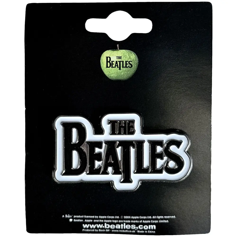 The Beatles – Drop T Logo (Čierna) (Odznak)
