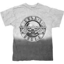 Guns N’ Roses, Tričko Tonal Bullet, Unisex, Šedá