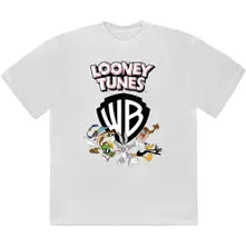 Looney Tunes – Warner Bros Shield (Blanca) (Camiseta)
