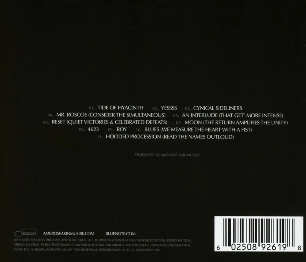 Ambrose Akinmusire – ON THE TENDER SPOT OF (CD)