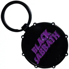 Black Sabbath – Wavy Logo & Daemon Drum (Kľúčenka)