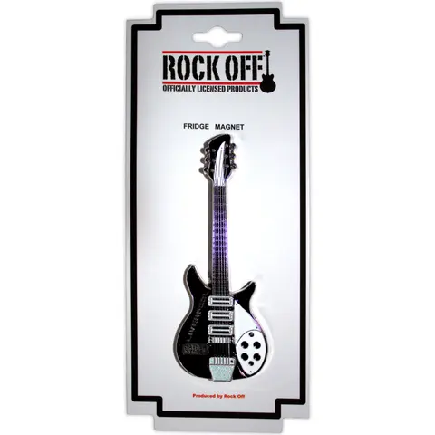 Fridge Magnet: Mathew Street B&W Guitar