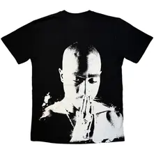 Unisex T-Shirt: Prayer AOP (Black) (Back Print) thumbnail