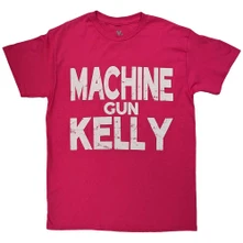 Machine Gun Kelly, Tričko Embers Logo, Unisex, Ružová
