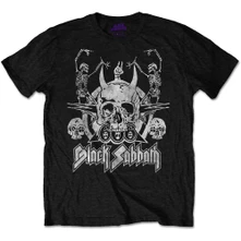 Black Sabbath, Tričko Dancing, Unisex, Čierna