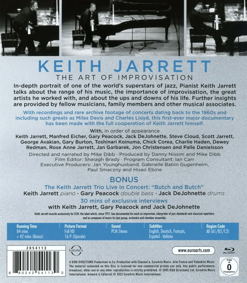 KEITH JARRETT – THE ART. OF IMPROVISATION (DOCUMENTARY)
