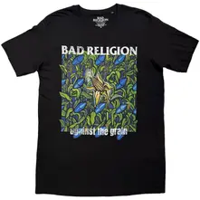 Unisex T-Shirt: Against The Grain (Black) (Back Print) thumbnail