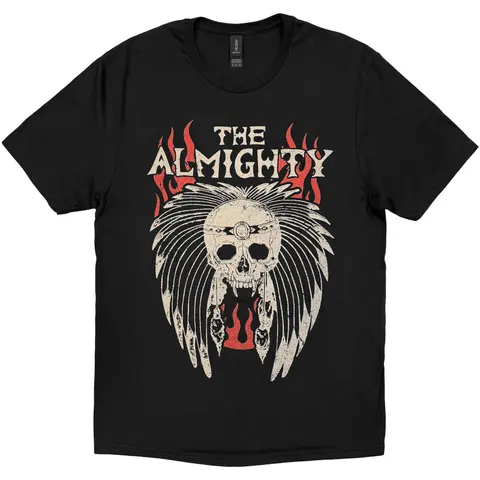 The Almighty – Tričko Flames (Čierna), Unisex, Čierna