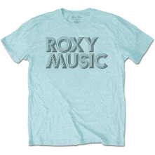 Roxy Music, Tričko Disco Logo, Unisex, Modrá