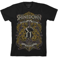Shinedown, Tričko Ornamental Scissors, Unisex, Čierna
