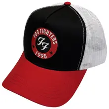 Unisex Mesh Back Cap: 1995 Emblem (Black, Red & White) thumbnail