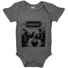 Oasis, Body Kids Baby Grow: Definitely Maybe Frame (Grey) (Ex-Tour), Dieťa, Šedá