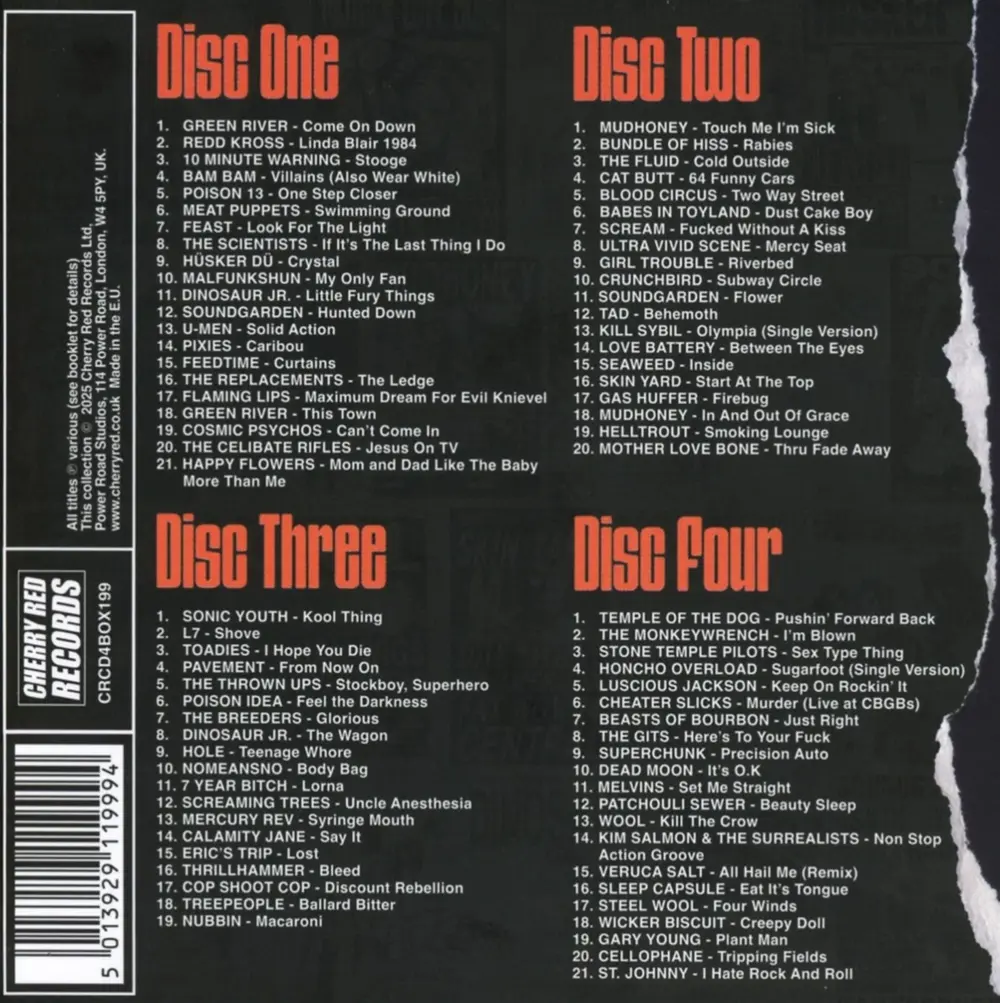 Various Artists – YOU'RE NO BIG DEAL - GRUNGE, THE U.S. UNDERGROUND AND BEYOND 1984-1994 (CD)