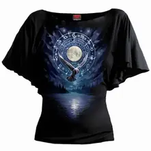 Spiral, Tričko Witchcraft, Žena, Čierna