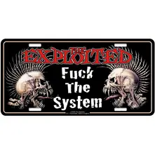 Number Plate: Fuck The System thumbnail