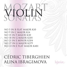 Alina Ibragimova, CD MOZART: VIOLIN SONATAS NOS. 18, 21, 27, 33 (K. 301