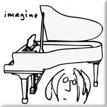 John Lennon – Imagine Black On White (Magnetka)