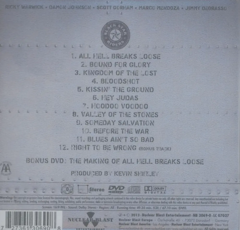 Black Star Riders – All Hell Breaks Loose (Limited) (CD)