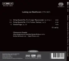 BEETHOVEN: STRING QUARTETS OP. 59 NO. 3, OP. 95 & OP. 133 (CD)