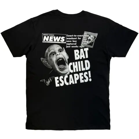 Weekly World News – Tričko Jumbo Bat Boy (Čierna), Unisex, Čierna