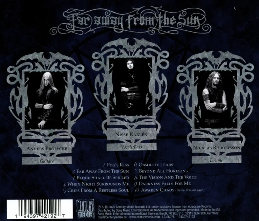 SACRAMENTUM – FAR AWAY FROM THE SUN (CD)