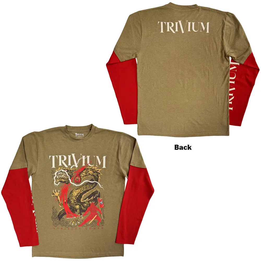 Trivium – Kirisute Gomen (Multi-color, Layered Long Sleeve T-Shirt) (Tričko s dlhým rukávom)