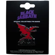 Black Sabbath – Logo & Daemon (Odznak)