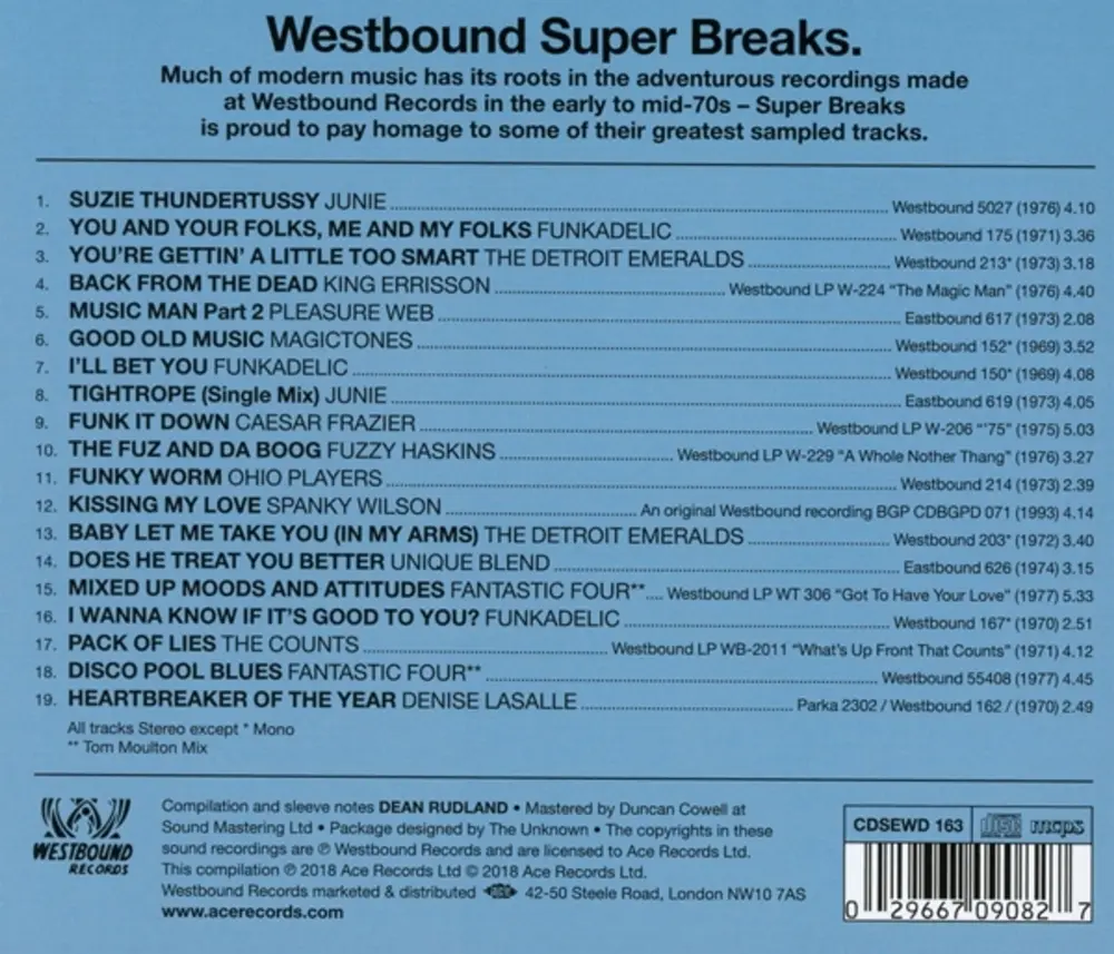 WESTBOUND SUPER BREAKS