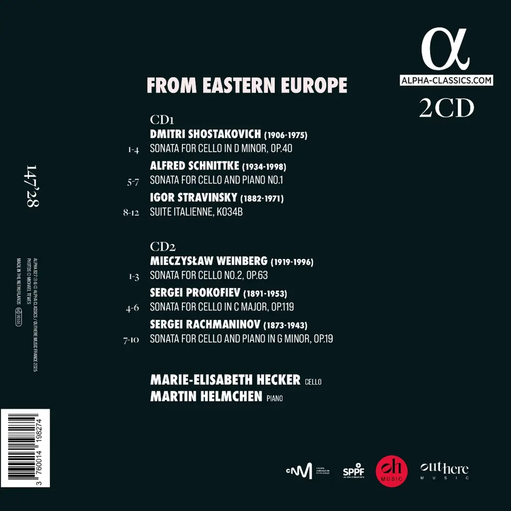 SHOSTAKOVICH, PROKOFIEV & RACHMANINOFF: FROM EASTERN EUROPE