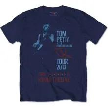 Tom Petty & The Heartbreakers, Tričko Fonda Theatre, Unisex, Modrá