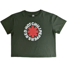 Red hot chili peppers, Tielko Classic Asterisk, Žena, Zelená