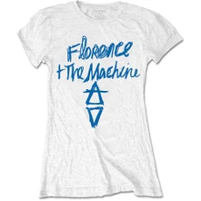 Florence and the Machine, Tričko Hand Drawn Logo, Žena, Biela