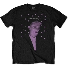 David Bowie, Tričko Dots, Unisex, Čierna