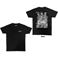 Gorillaz, Tričko Pocket Spray - George Group, Unisex, Čierna