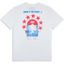 Tričko Unisex T-Shirt: What's The Story CD Star (White) (Back Print & Ex-Tour)