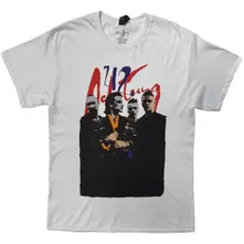 Unisex T-Shirt: Achtung Baby Zoo TV Tour (White) (Back Print) thumbnail