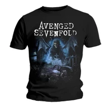 Avenged Sevenfold A7X, Tričko Recurring Nightmare, Unisex, Čierna