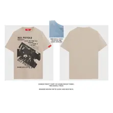 Unisex Unplugged T-Shirt: Manchester (Sand) thumbnail