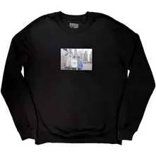 Unisex Sweatshirt: Detroit Bus Photo (Black) (Back Print & Ex-Tour) thumbnail