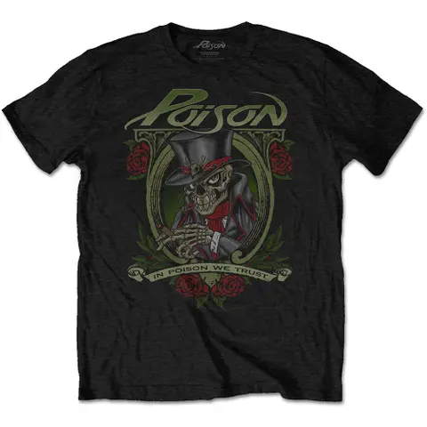 Poison – Tričko We Trust (Čierna), Unisex, Čierna